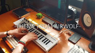 Theme from Airwolf Cover  Arturia Keystep  Volca Bass [upl. by Zuckerman]