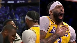 AD HAD LEBRON TALKING CRAZY SHT AFTER TAKING OVER ENTIRE GAME [upl. by Eiboj]