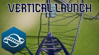 VERTICAL LAUNCH Coaster in Planet Coaster [upl. by Jamaal]