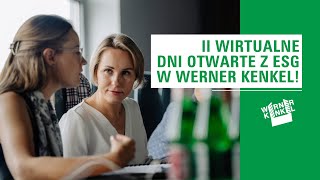 II WIRTUALNE DNI OTWARTE Z ESG W WERNER KENKEL [upl. by Ehcar]