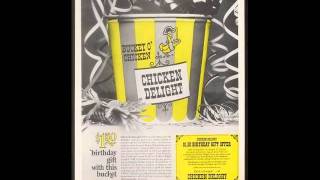 CHICKEN DELIGHT RADIO SPOT 1963 [upl. by Eilyw994]