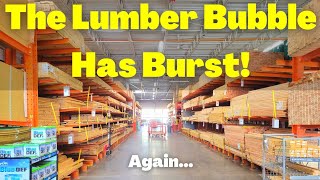 Lumber Prices Have Crashed Why We Arent Seeing Lower Lumber Prices Yet and When to Buy Wood [upl. by Inahpit]