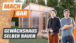 Gewächshaus selber bauen – einfach und modular  OBI [upl. by Enneles]