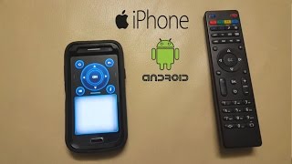 how to set up remote app on android or apple iphone for infomir mag254 mag256 mag322 iptv box [upl. by Oatis]