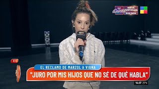 Noelia Marzol quotFlor Vigna promociona su trabajo armando escándalosquot [upl. by Bernette]