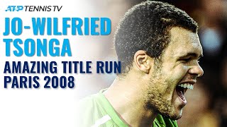 JoWilfried Tsongas Amazing Title Run  Paris 2008 [upl. by Attekram]