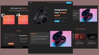 Make a Beautiful Responsive Website Using BootstrapHTMLCSS  Professional Website [upl. by Atinod91]