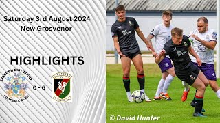 Lisburn Distillery 0 v 6 Glentoran 382024 Match highlights amp Post Match Interview [upl. by Irelav]