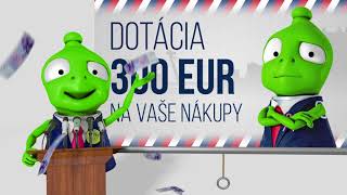 Dotácia 300 EUR na vaše nákupy [upl. by Aubrette]