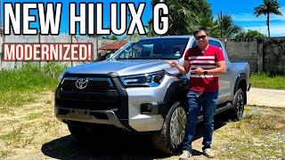 2024 updated Toyota Hilux G AT closer specs to the Conquest  Full walk around review [upl. by Adirehs786]