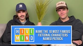 Guessing The 10 Most Famous Fictional Characters Named Patrick [upl. by Atenik]