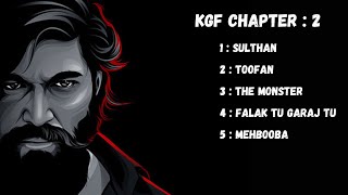 KGF Chapter 2 All 5 Songs Hindi  New Song playbeatsstudio [upl. by Batista]