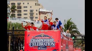 Florida Panthers 2024 Stanley Cup Championship Parade  Fort Lauderdale FL [upl. by Kendell]