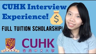 CUHK Interview  Full Tuition Scholarship  Biomedical Science amp Science [upl. by Errised]