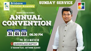 Brisbane Christian Assembly  Annual Convention 2024  Australia  SUNDAY SERVICE [upl. by Ihdin166]