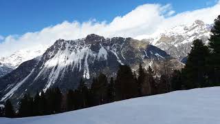 Skiing 2018 in San Colombiano Italy Le Motte  Isolaccia ski area [upl. by Abra]