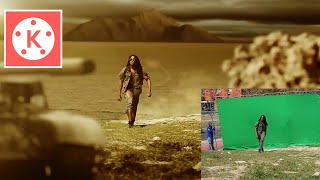 Green screen VFX Tutorial by KINEMASTER [upl. by Ical786]