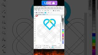 Creative logo in coreldraw coreldraw letter logo how to create logo coreldrawtutorial corellogo [upl. by Aracaj]