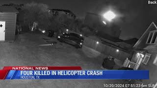 Four killed in Texas helicopter crash [upl. by Arved]