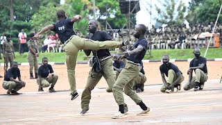 Little Police girl defends self from Men showcases martial arts skills at Police Training School [upl. by Resay992]