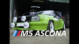 E34 M5 Powered Opel Ascona Drift Car [upl. by Rebmit]