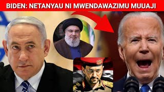 NETANYAHU NA BIDEN WAMEANZA KUPARUANA WENYEWE KWA WENYEWE [upl. by Massiw597]