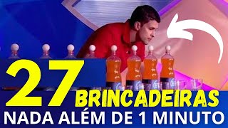 27 BRINCADEIRAS DIVERTIDAS PARA FAZER COM OS AMIGOS E A FAMÍLIA nada além de um minuto [upl. by Nat]