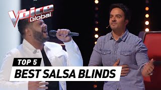 Most spectacular SALSA SONGS in The Voice [upl. by Lleihsad]