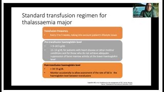 eThalED Webinar Series Blood Transfusion in Thalassaemia with Prof C Politis and Dr F Shah [upl. by Audrie118]