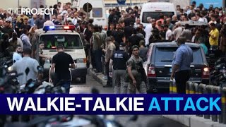 WalkieTalkie Explosions Kill At Least 20 People In Lebanon [upl. by Boulanger79]