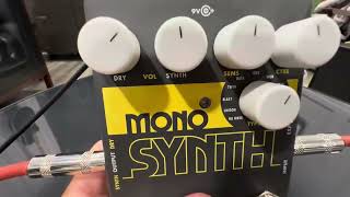 Electro Harmonix Mono Synth Guitar Synthesizer Pedal Review [upl. by Irafat]