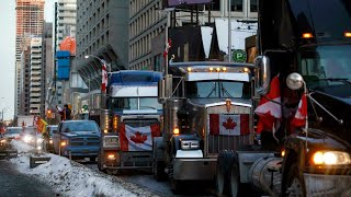 Ottawa quotfuera de controlquot estado de emergencia por protestas contra restricciones sanitarias [upl. by Paxon]