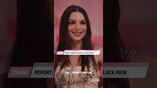 Emily Ratajkowski laughs at black pain ziwe emilyratajkowski comedy comedyshorts interview [upl. by Ifar91]