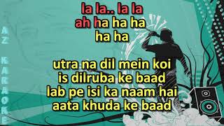 Utra Na Dil Me Koi Karaoke with Scrolling Lyrics [upl. by Esimaj]