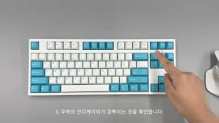 레오폴드 키보드 블루투스 연결방법 leopold keyboard Bluetooth [upl. by Revlis]