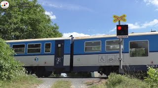 Železniční přejezd Smilovice  Újezd 1 97 2024 Czech railroad crossing [upl. by Onailerua501]