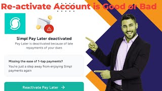 How To Reactivate Simpl Pay Later App  Reactivate Account Need any money or not SimplApp [upl. by Kcyred329]