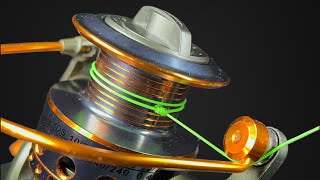 Best Way To Tie Fishing Line To Any Reel First Aired On YouTube platform [upl. by Ahsirpac]