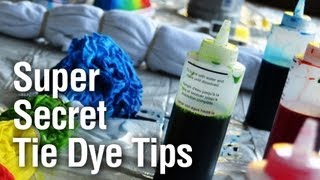 Super Secret Tie Dye Technique [upl. by Nevai]