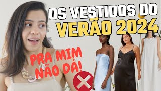 OS VESTIDOS DA MODA VERÃO 2024  Raisa Brito [upl. by Nemraciram]