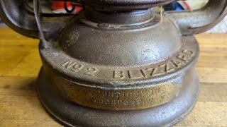 Dietz No 2 blizzard vintage lantern restoration [upl. by Naened]