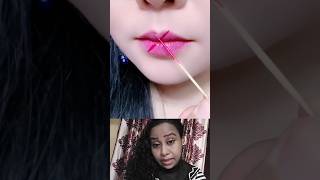 😱Viral Lipstick💄Hacks Toothpick Lipstick Hack lipstick beauty trending [upl. by Anoynek]