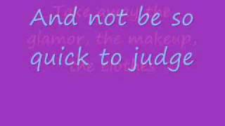 Hannah Montana  Old Blue Jeans Lyrics [upl. by Norud]