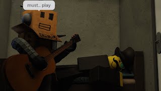 The laziest way to play the guitar in Desert Bus  ROBLOX [upl. by Aihtela]