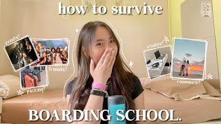 how to SURVIVE boarding school  tips amp advice📝🤍 [upl. by Hausner]