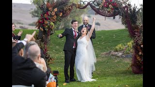 Halloween Wedding Highlight Video  Tijeras Creek Wedding  Krystal and Ace [upl. by Rj885]