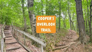 Kalamazoo Nature Centers Coopers Overlook Trail in Michigan [upl. by Dnomso]