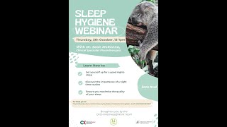 Sleep Hygiene webinar [upl. by Anihsat]