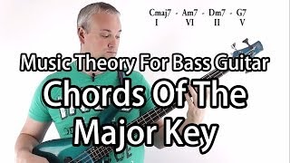 Music Theory For Bass Guitar  Chords in the Major Key [upl. by Ardied]