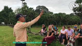 Local guide explain about Angkor Temple [upl. by Ahsiakal62]